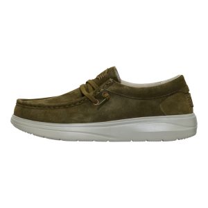 Wally Comf Suede - Dark Olive/Stone Grey