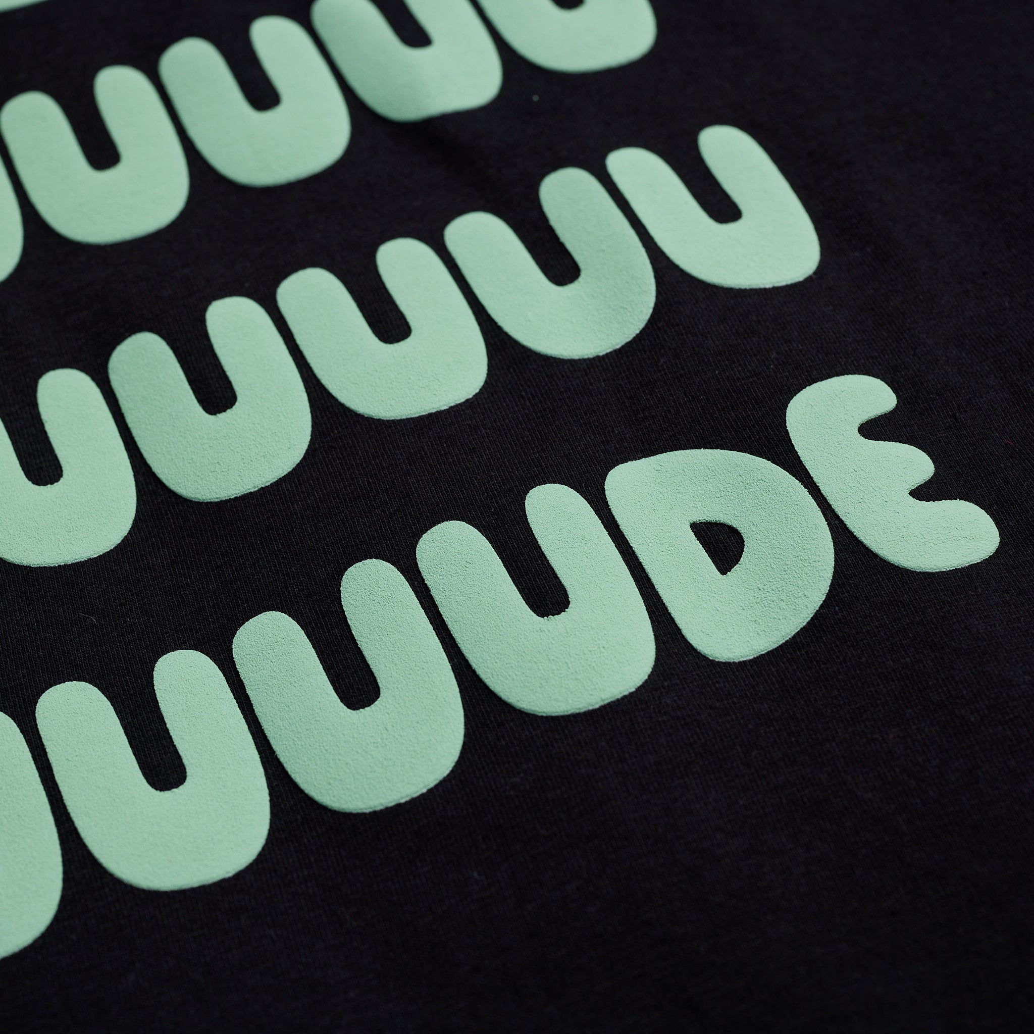 Duuuuuude Tee - Black/Mint - Image 4