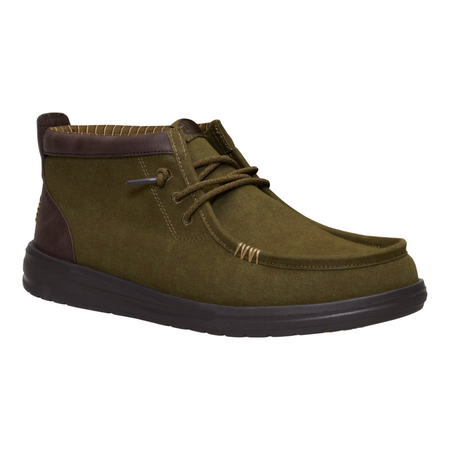 Wally Mid Gripr Vin Classic - Dark Olive/Mole Brown - Image 7