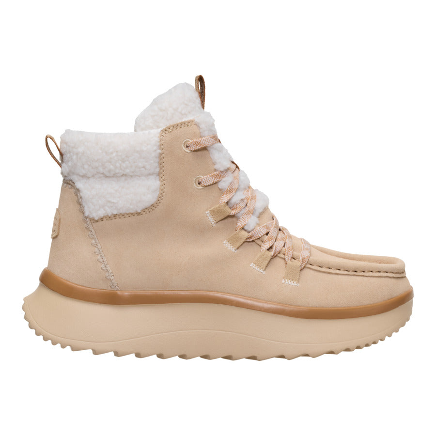 Wendy Peak Apres Suede Cozy Stitch - Tan - Image 9