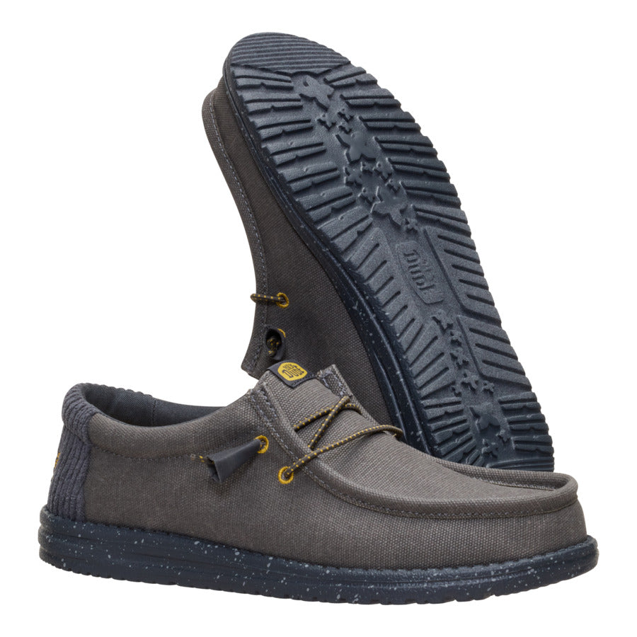 Wally Waxed Casual - Dark Grey - Image 3