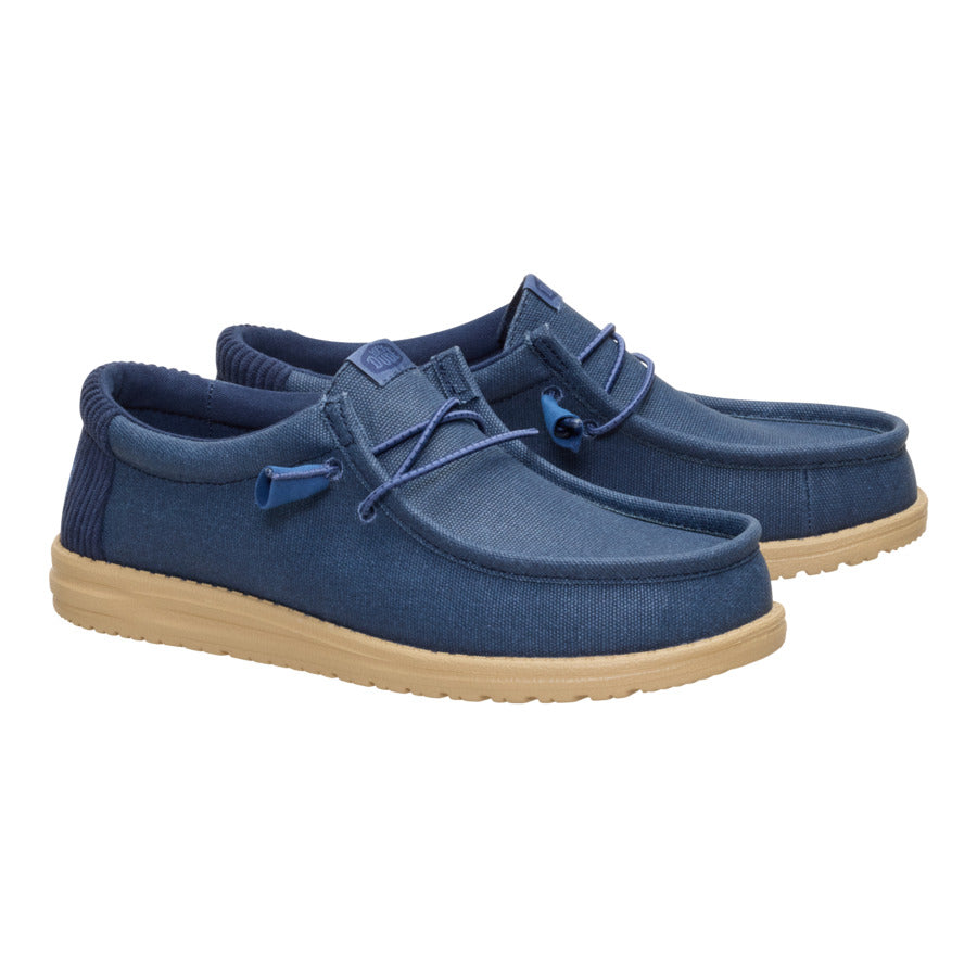 Wally Waxed Casual - Navy - Image 2