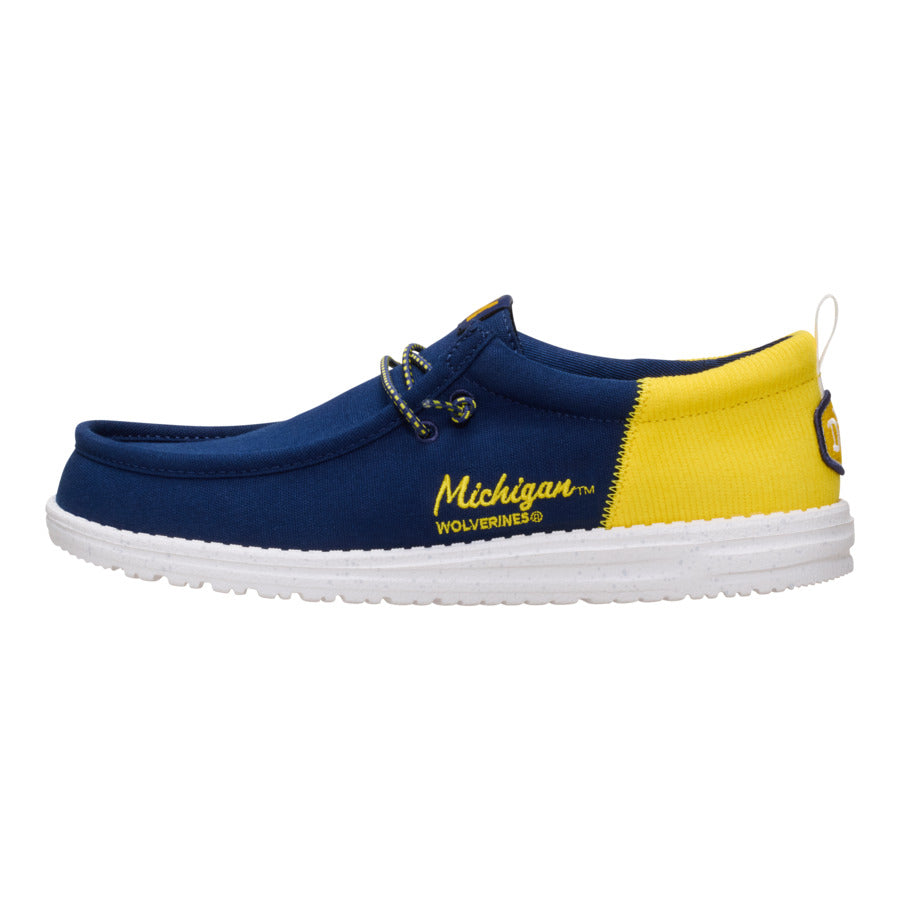 Wally Funk Michigan Wolverines - Navy/Gold/White